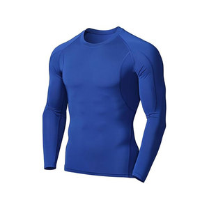 Men Full Sleeve Rash Guard Spandex Polyester Quick Dry Printed Black <b>Camo</b> Design Sport <b>Top</b> - Product Image 2