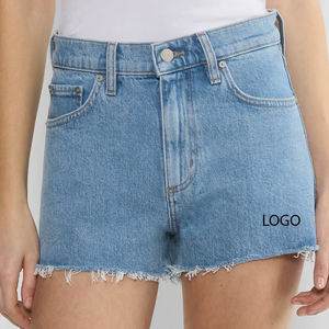 Shorts pour femmes – Vente directe usine, commande en gros, service OEM 2026 / Coutures durables, fermeture sécurisée à boutons, braguette zippée, logo personnalisé - Product Image 1