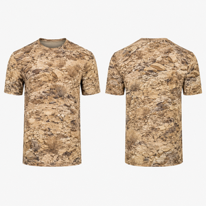 Camiseta de Manga Corta con Camuflaje Desértico para Hombre, Impresión por Sublimación, Transpirable, de Poliéster, para Caza, Verano, Aire Libre - Product Image 1