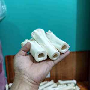 Hueso de Pata de Búfalo Blanco Natural de Primera Calidad, en Forma de Media Caña, para Artesanías Vikingas y Tradicionales, al Mejor Precio - Product Image 1