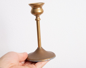 Vintage <b>Brass</b> 7/8" Inch Taper Candle Holder Table Centerpiece Decorative <b>Brass</b> <b>Candlestick</b> Stand Classic Vintage Candle Holder - Product Image 2