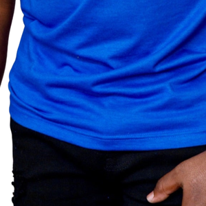 Camiseta de Chenilla Sólida Phi Beta Sigma Azul para Hombre, Camiseta con Letras Griegas, Ropa de Fraternidad Premium, Manga Corta, Corte Clásico, Estilo Casual - Product Image 5