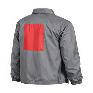 Veste coupe-vent décontractée réversible à fermeture éclair intégrale pour homme, légère, style trench, idéale printemps-automne, type coach - Product Image 2