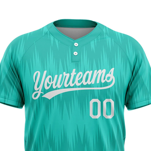 Camisetas de Manga Corta Unisex de Alta Calidad, Personalizadas con Logotipo, Estilo Béisbol y Sóftbol, Dos Botones, Transpirables, Estampadas - Product Image 3