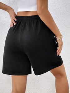 ECONEX SPORTS 2025 – Nouveaux ensembles de shorts de yoga et de sport pour femmes, style streetwear, shorts en coton grande taille pour femmes avec logo personnalisé - Product Image 5