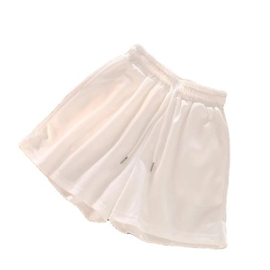 Pantalones cortos informales de pierna ancha de cintura alta de verano para mujer, pantalones cortos cómodos transpirables para el hogar con patrón fresco, versión elegante - Product Image 3