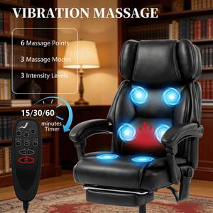 Chaise de bureau massante pour le confort et la relaxation - Product Image 6