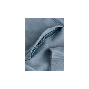 Sudadera con Capucha y Cremallera para Hombre, Color Sólido, Felpa de Algodón, Corte Regular Informal, Estilo Otoñal, Sudadera Tejida - Product Image 6
