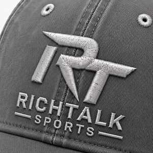 Gorra de Béisbol Gris de 6 Paneles, Ajustable, de Algodón Lavado, con Logotipo Bordado, Unisex, Casual - Product Image 5