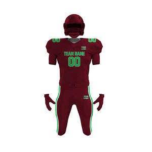 New Arrival Custom Designed American Football Uniforms High Quality Polyester <b>Men</b> Boys Youth Sports Wear Wholesale Football - Product Image 3