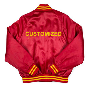 Professional <b>Men's</b> High Quality Vintage Casual <b>Baseball</b> Varsity <b>Jacket</b>-Winter Fleece Fabric Breathable Windproof Silk/Cotton - Product Image 2
