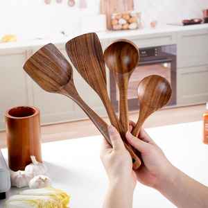 Juego de palillos y cuchara de madera portátiles, juego de cubiertos de viaje reutilizables con estuche, utensilios de cocina ecológicos, vajilla para acampar - Product Image 3