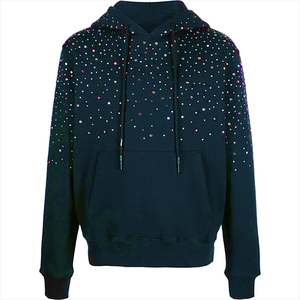 Sweat à capuche unisexe en molleton de fibre de bambou avec fermeture éclair quart de tour, style streetwear hip-hop - Product Image 3