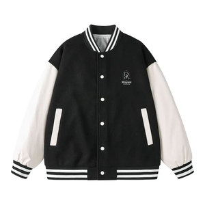 เสื้อแจ็คเก็ตเบสบอลผู้ชายแบบระบายอากาศได้ดี สำหรับฤดูหนาว ใช้กลางแจ้ง สวมใส่สบาย ราคาดีที่สุด (Private Label) - Product Image 1