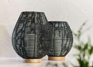 Farol de metal para velas, portavelas dorado, farol de cristal tipo huracán, farol decorativo de metal para mesa. - Product Image 4