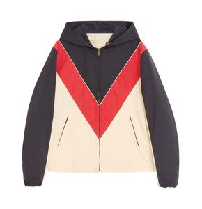 Chaqueta Cortavientos Ligera Personalizada con Bloques de Color, Cierre de Cremallera, Ropa Deportiva para Gimnasio, Fitness y Running, Transpirable, Tallas Grandes para Hombre - Product Image 6