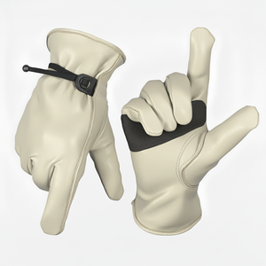 Guantes de Trabajo de Seguridad Hechos con Cuero Vacuno de Primera Calidad, Resistentes, para Conductor y Trabajo Manual - Product Image 1