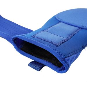 WARPRO INDUSTRY Blue Baseball Mitt with Adjustable Strap Palm Protection Non Woven Fabric Durable Right Handed <b>Throw</b> Outdoor Use - Product Image 2