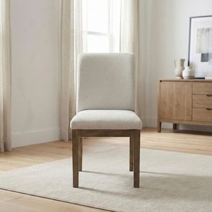 Juego de 2 Sillas Laterales Tapizadas de Estilo Moderno para Comedor, Color Marrón Grisáceo - Product Image 2