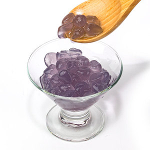 Billes de gelée de taro - Ingrédients pour bubble tea en provenance de Taïwan pour desserts et friandises glacées - Product Image 2