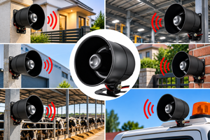 KEN124 24V เคนไซเรนไซเรนอิเล็กทรอนิกส์พลาสติกกันน้ำ - Product Image 5