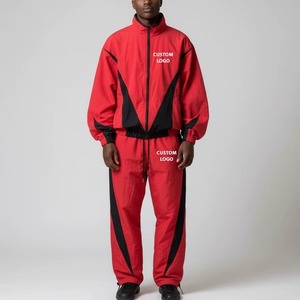Windbreaker <b>Tracksuit</b> Men Customized Winter Printed High Street Style Regular Fit Trendy Fashion Reversible with cheap price - Product Image 1