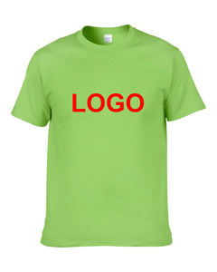 เสื้อยืดคอกลมแขนสั้นผู้ชาย ผ้าฝ้าย 100% ทรงปกติ สีพื้น สวมใส่สบาย พิมพ์โลโก้ด้านหน้า ผ้าเจอร์ซีย์ถัก - Product Image 5