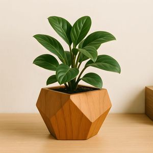 Mango Wood Flower <b>Vases</b> for Home Decor Handmade in India for Birthday Easter Wedding Celebrations <b>Unique</b> & Sleek Design - Product Image 1