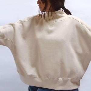 Sweat-shirts à capuche pour femmes en coton 100% brodé avec logo frontal, doublés de polaire pour l'hiver - Product Image 2