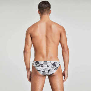 Nuevas llegadas: Bañadores de natación de verano para hombre de alta calidad, con estampado digital de moda, shorts sexys de alta elasticidad. - Product Image 3