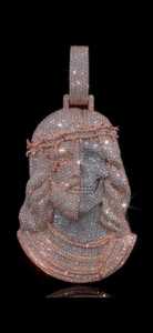 จี้พระเยซูขนาดใหญ่แบบกำหนดเอง ประดับเพชร VVS มอยส์ซาไนต์ เงินแท้ 925 สไตล์ฮิปฮอป เครื่องประดับสุดหรู - Product Image 2