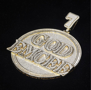 Increíble colgante de hip hop personalizado para hombres hecho a mano en plata de ley 925 con moissanite VVS claridad Diamantes Joyería de fiesta - Product Image 1