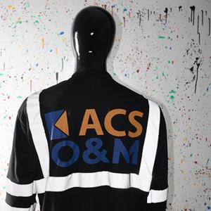 Camisetas Térmicas de Poliéster de Alta Visibilidad para Hombre y Mujer, Color Verde Neón Brillante y Negro, Hilos Finos - Product Image 2