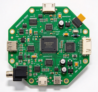 Carte de circuit imprimé multicouche (PCBA) haute fiabilité pour instrument de mesure, conforme RoHS, à impédance contrôlée