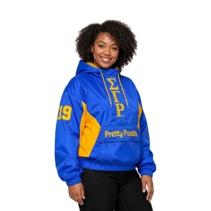 เสื้อแจ็คเก็ตกันลมแบบมีซิป Sigma Gamma Rho Pretty Poodle น้ำหนักเบา กันลม สำหรับกิจกรรมกลางแจ้ง เสื้อผ้ากีฬาสำหรับชมรมนักศึกษา - Product Image 2