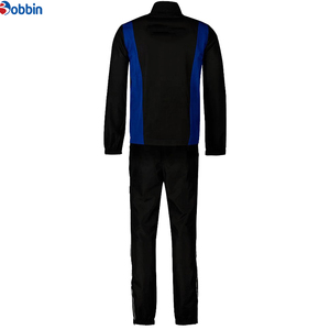 Ensemble de survêtement tendance de haute qualité pour hommes, survêtement sportif personnalisé à blocs de couleur, léger, doublé, en polyester recyclé - Product Image 2