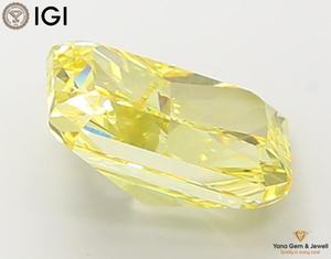 Diamante Cultivado en Laboratorio CVD, Color Amarillo Intenso, Claridad VS1, 5.00 Quilates, con Certificado IGI, Corte Radiante para Joyería de Diseño - Product Image 6