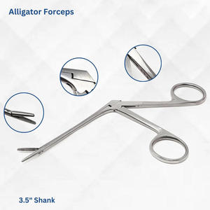 Pinces micro-crocodiles de qualité supérieure, instruments chirurgicaux fabriqués professionnellement, en acier inoxydable, manuelles, certifiées CE - Product Image 2