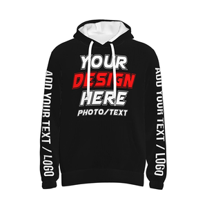 Sudadera con Capucha para Hombre, Diseño Personalizado con Estampado, Manga Larga, Logotipo con Texto, Ropa Casual de Otoño, Corte Regular, Tejido de Poliéster - Product Image 1