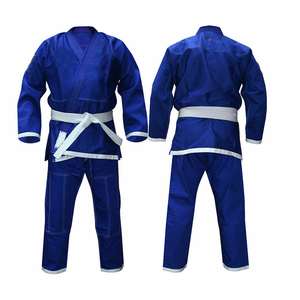 Lightweight White Karate Gi Uniform Designed for Flexibility, Comfort, and Performance with Adjustable Red Waist Belt - Product Image 1