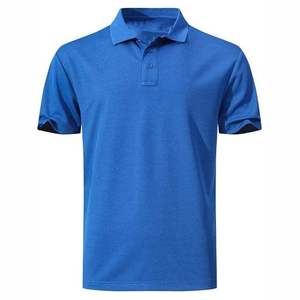New Arrival Men's Customized Solid Pattern <b>Polo</b> Shirts Plain Knitted Fabric Short Sleeves Men's Summer Wear <b>Polo</b> Shirts - Product Image 2