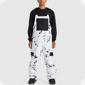 Pantalones de Esquí Tipo Peto para Hombre, Impermeables, Resistentes al Viento, Transpirables, con Aislamiento Polartec, para Snowboard, Invierno, con Logotipo Personalizado AMS SPORTS - Product Image 1