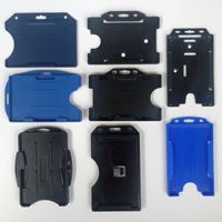 Porte-badge rétractable en plastique recyclé durable, écologique, avec impression personnalisée du logo, directement de l'usine, avec porte-carte d'identité.