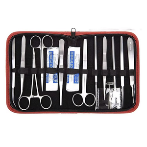CUSTOM Set 13 Pieces Professional Basic Surgical Forceps Scissors <b>Needle</b> Holder Kit Manual Stainless Steel Box Instruments - Product Image 1