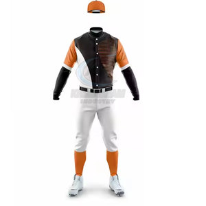 Tenue de baseball pour entraînement fabriquée en usine, nouvelle arrivée, dernier design, polyester respirant de haute qualité - Product Image 2