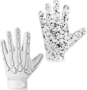 Hot Selling <b>Gloves</b> <b>Grip</b> Boost Football <b>Gloves</b> - Solid Stealth 6.0 Boost Plus Sticky Technology - Adult and Youth Football <b>Gloves</b> - Product Image 2