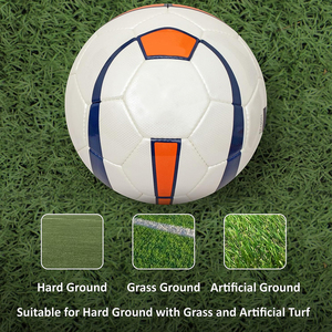 KHILAN INDUSTRIES <b>Best</b> Quality Customized Lightweight Durable Eco-Friendly Soccer Ball PU <b>Artificial</b> Leather Stitched - Product Image 4