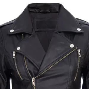 2026 New Arrival Men <b>Genuine</b> <b>Leather</b> <b>Jacket</b> Premium Quality Cowhide <b>Leather</b> <b>Jacket</b> for OEM Manufacturer - Product Image 5