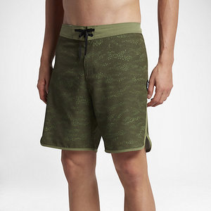 Trendy <b>Men's</b> Olive Green Beach Board <b>Shorts</b> 100% Cotton Front Logo Customized Stylish Hot Selling - Product Image 6