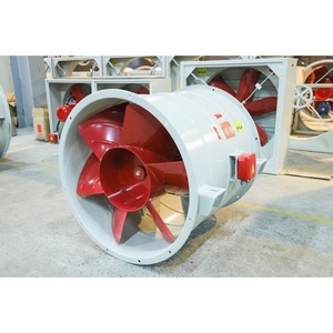 Ventilador Axial de Accionamiento Directo 220-380V para Presurización de Escaleras APL-8-7D con Cable Eléctrico, Soporte OBM, Acero SS400, CA - Product Image 1